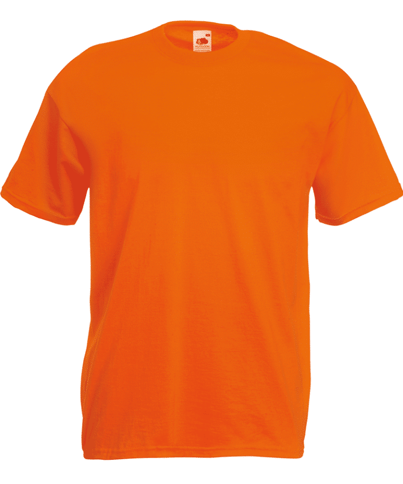 T-shirt uomo manica corta Valueweight Fruit of the Loom FR610360 57 T-shirt uomo manica corta Valueweight Fruit of the Loom FR610360, t-shirt personalizzate per eventi Arancione