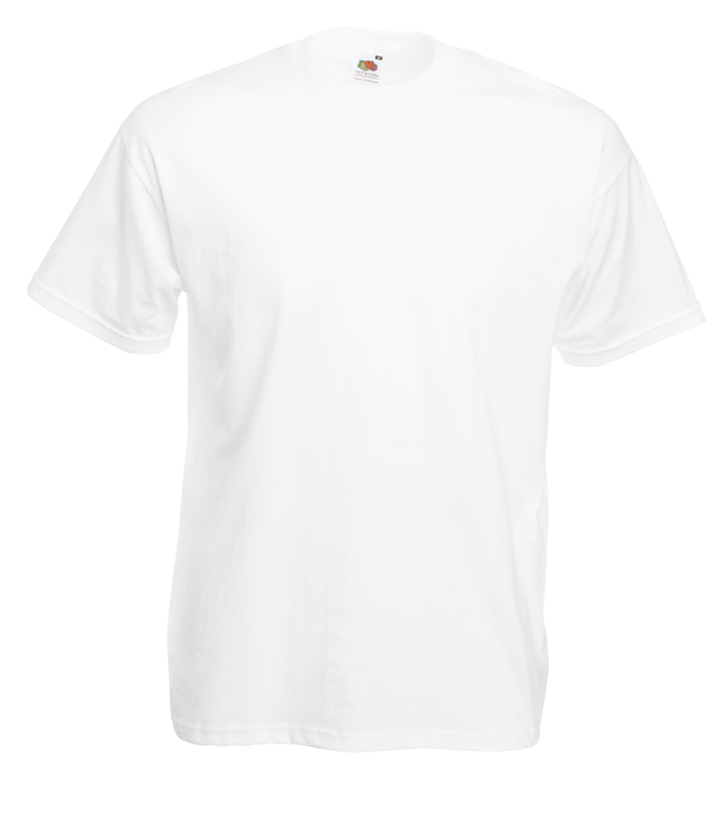 T-shirt uomo manica corta Valueweight Fruit of the Loom FR610360, t-shirt personalizzate per eventi Bianco