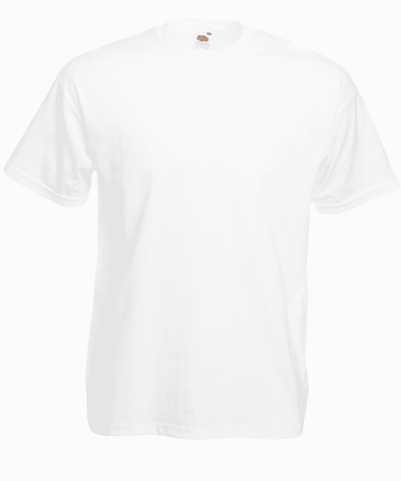 T-shirt uomo manica corta Valueweight Fruit of the Loom FR610360 55 T-shirt uomo manica corta Valueweight Fruit of the Loom FR610360, t-shirt personalizzate per eventi Bianco