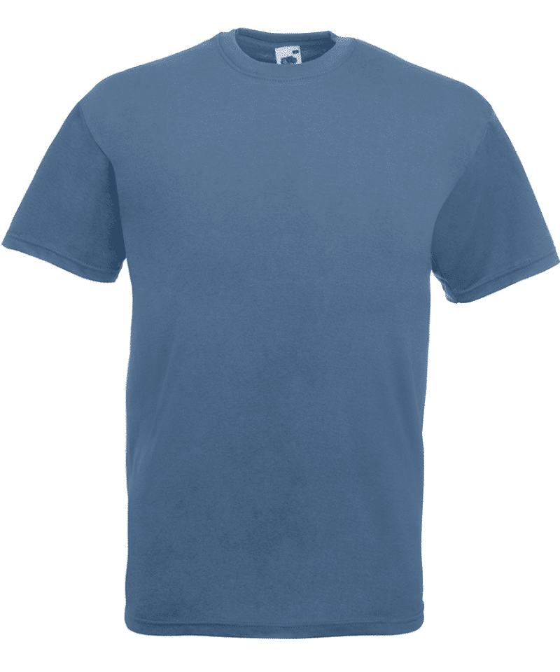 T-shirt uomo manica corta Valueweight Fruit of the Loom FR610360 54 T-shirt uomo manica corta Valueweight Fruit of the Loom FR610360, t-shirt personalizzate per eventi Blu Denim
