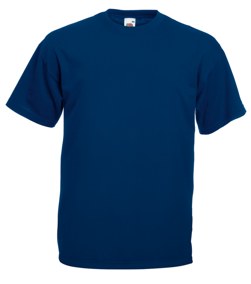T-shirt uomo manica corta Valueweight Fruit of the Loom FR610360, t-shirt personalizzate per eventi Blu Navy