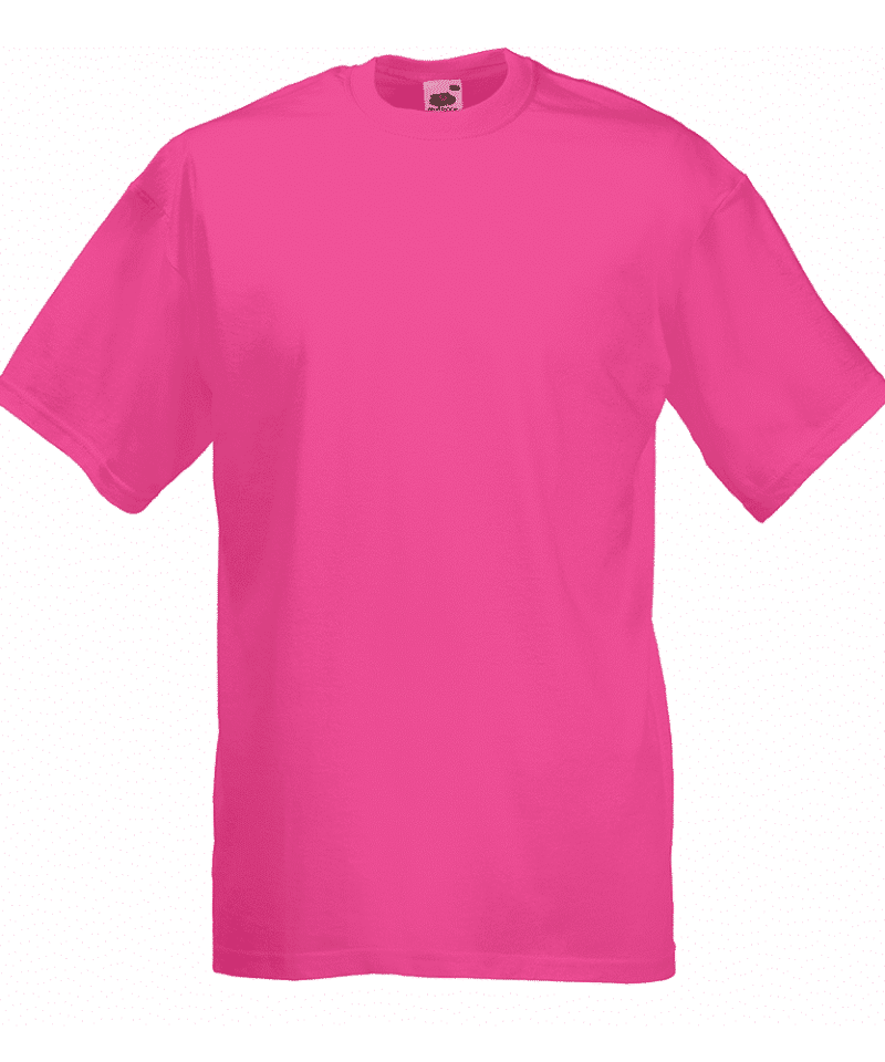 T-shirt uomo manica corta Valueweight Fruit of the Loom FR610360 48 T-shirt uomo manica corta Valueweight Fruit of the Loom FR610360, t-shirt personalizzate per eventi Fucsia