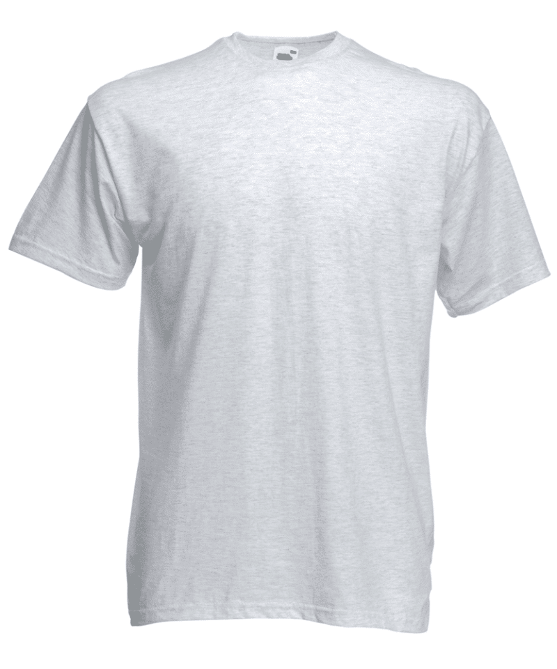 T-shirt uomo manica corta Valueweight Fruit of the Loom FR610360 45 T-shirt uomo manica corta Valueweight Fruit of the Loom FR610360, t-shirt personalizzate per eventi Grigio Melange Cenere