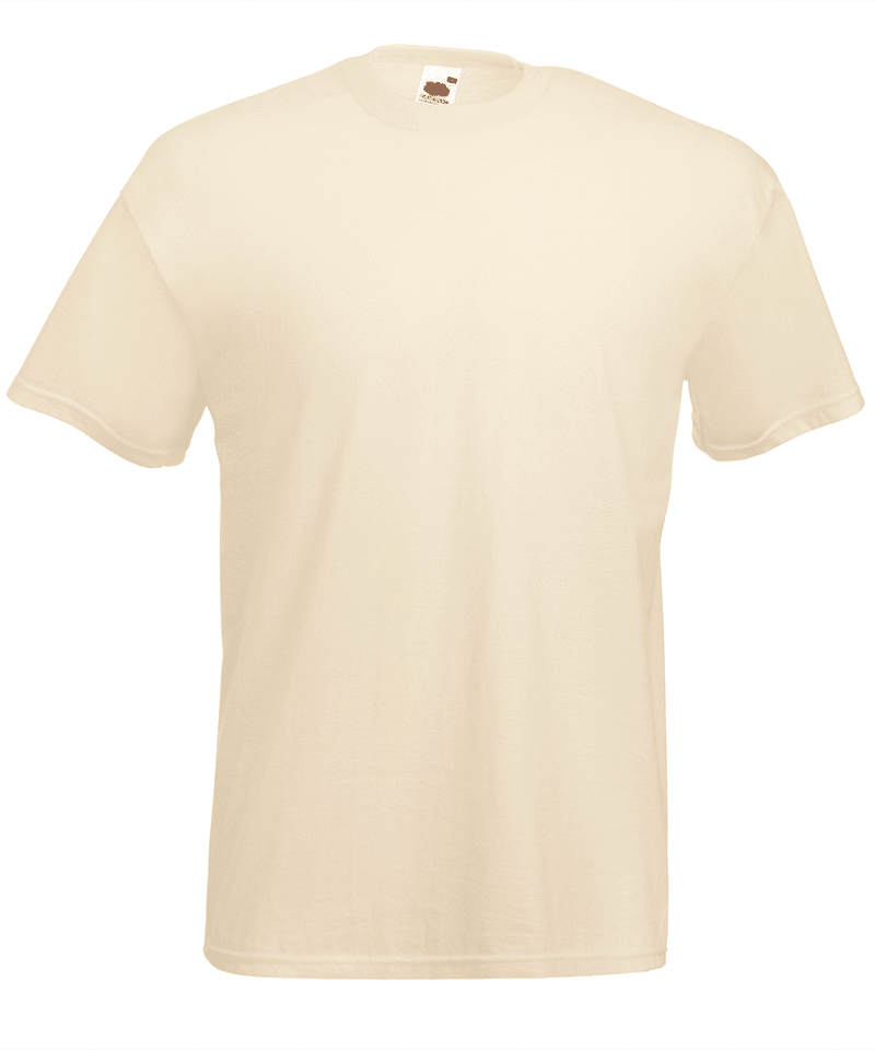 T-shirt uomo manica corta Valueweight Fruit of the Loom FR610360 41 T-shirt uomo manica corta Valueweight Fruit of the Loom FR610360, t-shirt personalizzate per eventi Naturale
