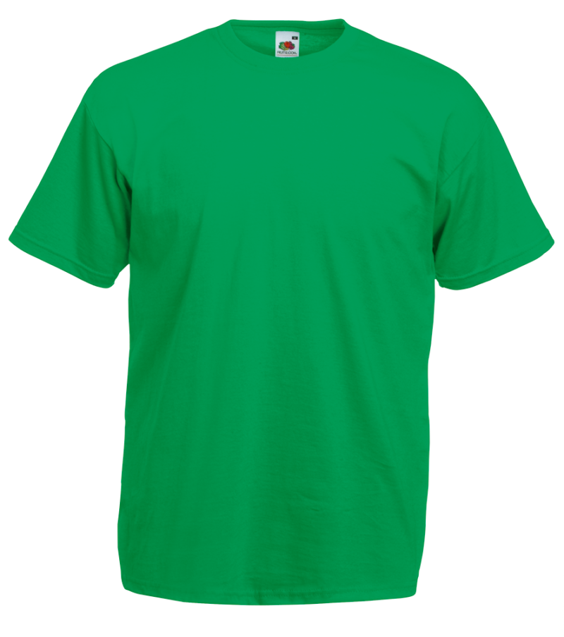 T-shirt uomo manica corta Valueweight Fruit of the Loom FR610360, t-shirt personalizzate per eventi Verde Prato