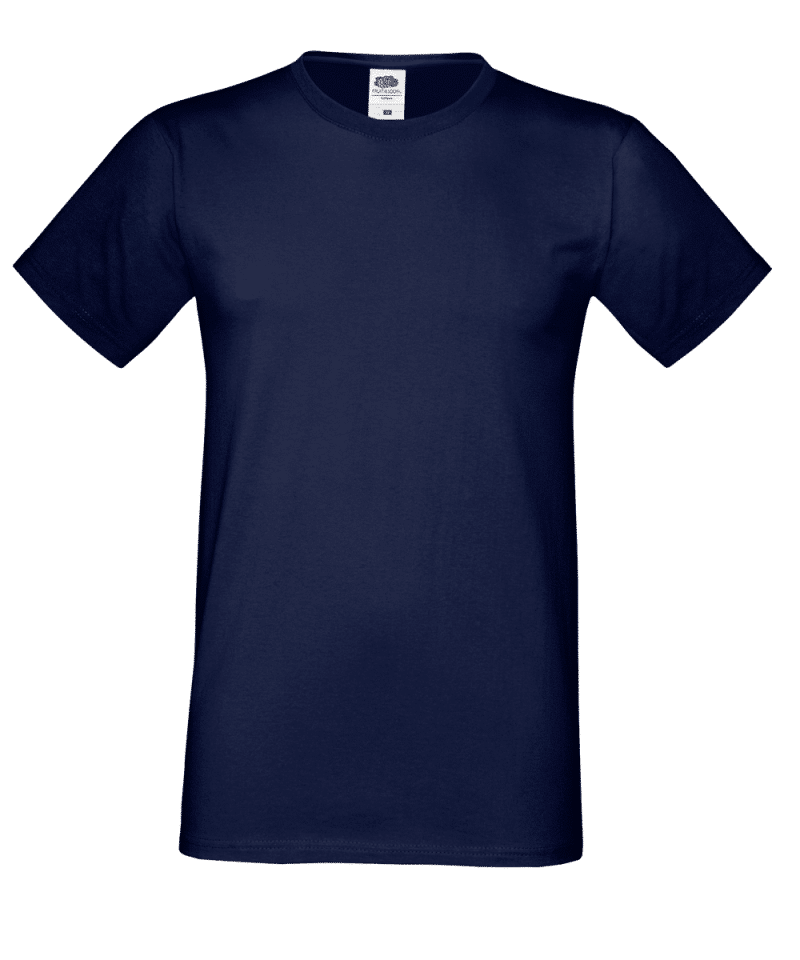T-shirt uomo manica corta SOFSPUN Fruit of the Loom FR614120 23 T-shirt uomo manica corta SOFSPUN FR61412 Blu Notte