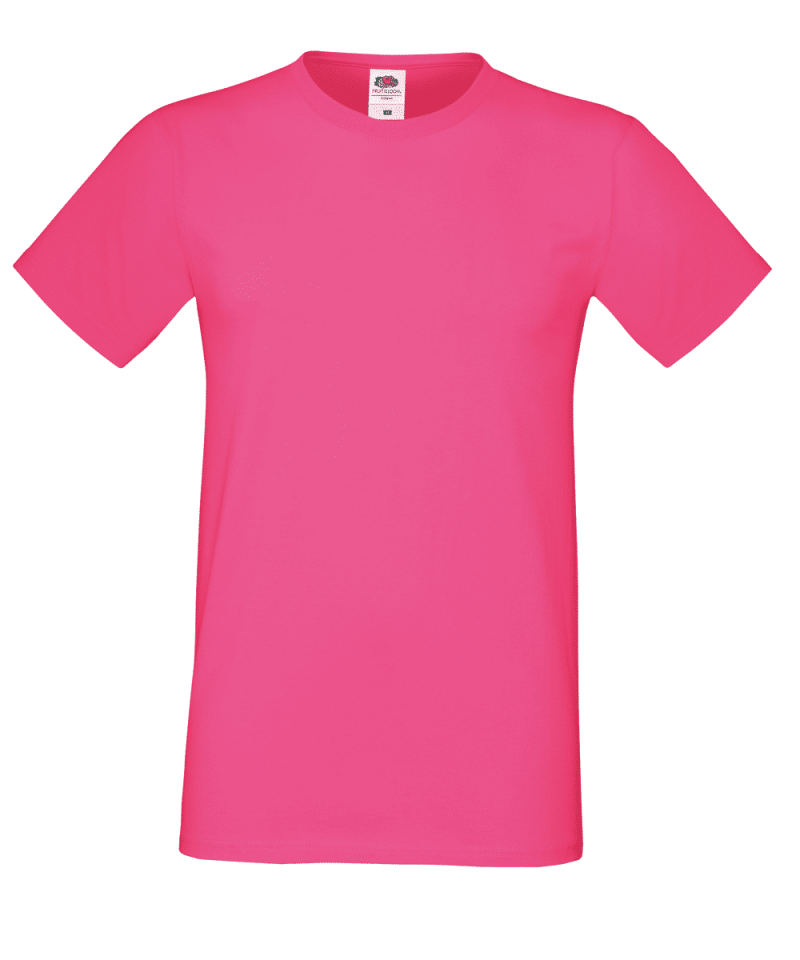 T-shirt uomo manica corta SOFSPUN Fruit of the Loom FR614120 21 T-shirt uomo manica corta SOFSPUN FR61412 Fuxia