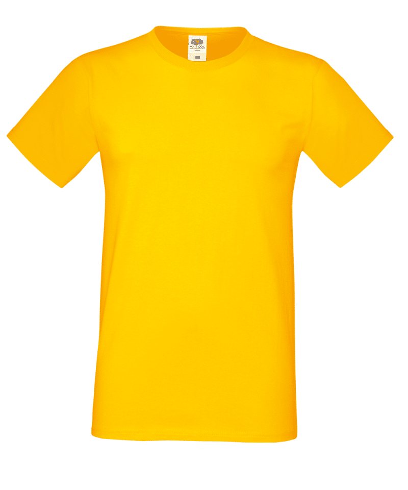 T-shirt uomo manica corta SOFSPUN Fruit of the Loom FR614120 20 T-shirt uomo manica corta SOFSPUN FR61412 Giallo