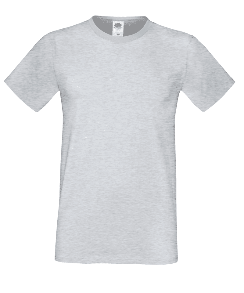 T-shirt uomo manica corta SOFSPUN Fruit of the Loom FR614120 19 T-shirt uomo manica corta SOFSPUN FR61412 Grigio Melange