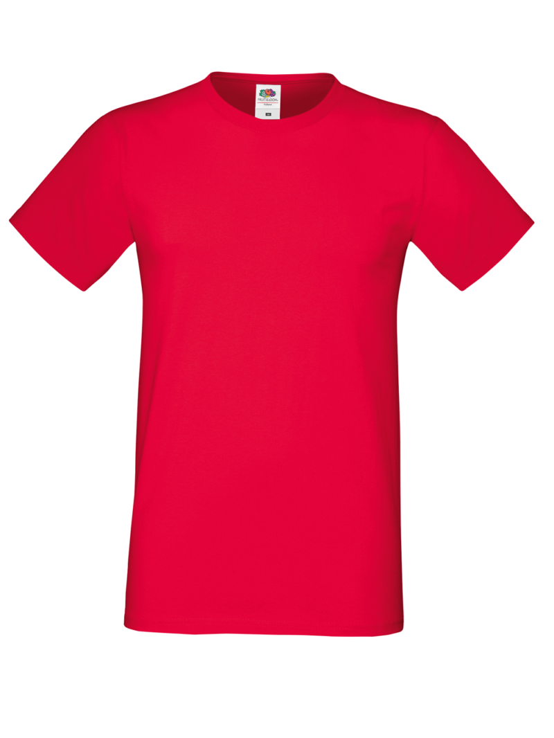 T-shirt uomo manica corta SOFSPUN FR61412 Rosso