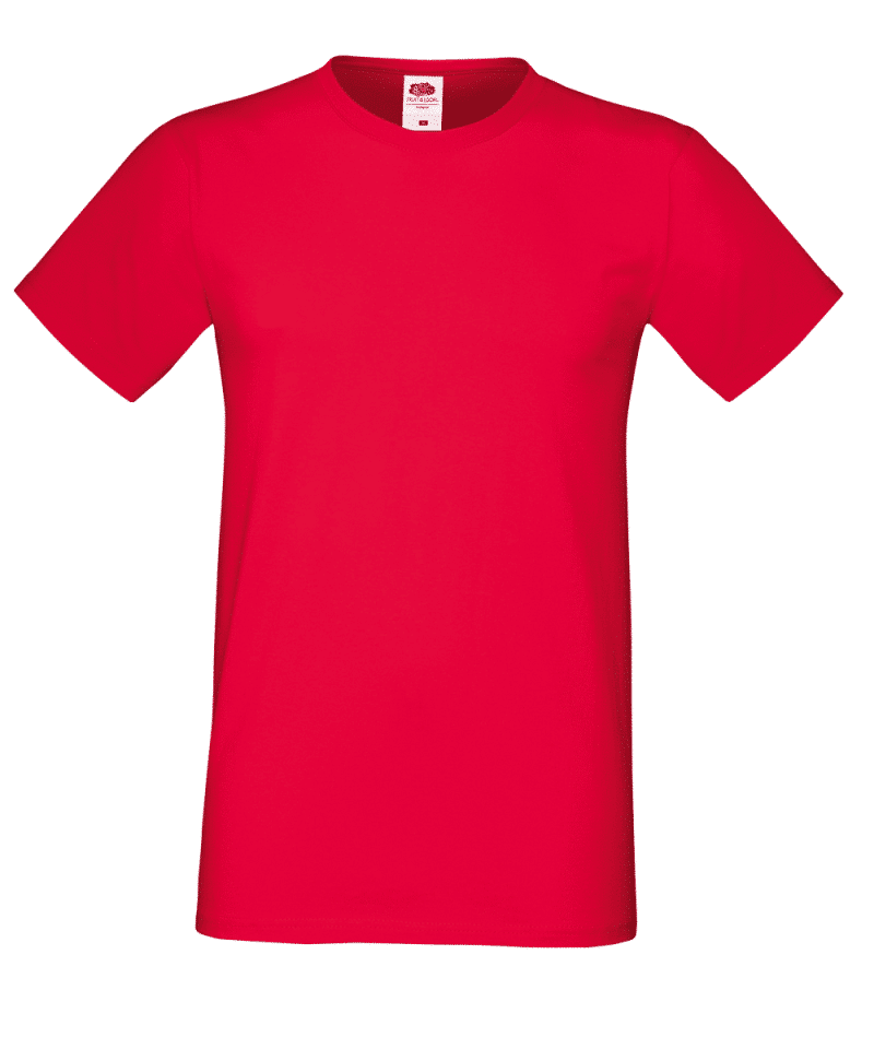 T-shirt uomo manica corta SOFSPUN Fruit of the Loom FR614120 17 T-shirt uomo manica corta SOFSPUN FR61412 Rosso