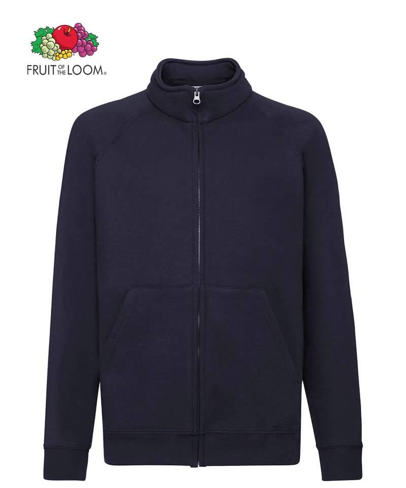 Felpa Bambino Zip Intera Classic Fruit of the Loom FR620050 8 FELPA-BAMBINO-ZIP-INTERA-CLASSIC-FRUIT-OF-THE-LOOM-FR620050-Blu-Notte