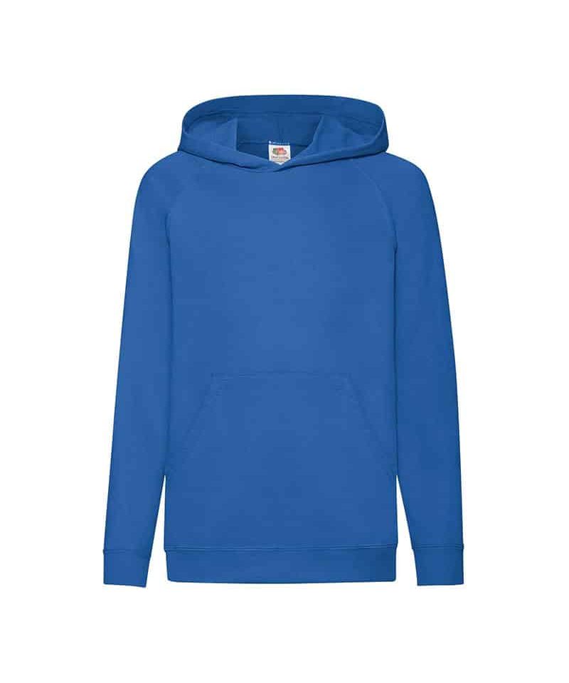 Felpa Bambino Cappuccio Tasca a Marsupio Leggera Fruit of the Loom FR620090 13 Felpa Bambino Cappuccio Tasca a Marsupio Leggera Fruit of the Loom FR620090 blu royal