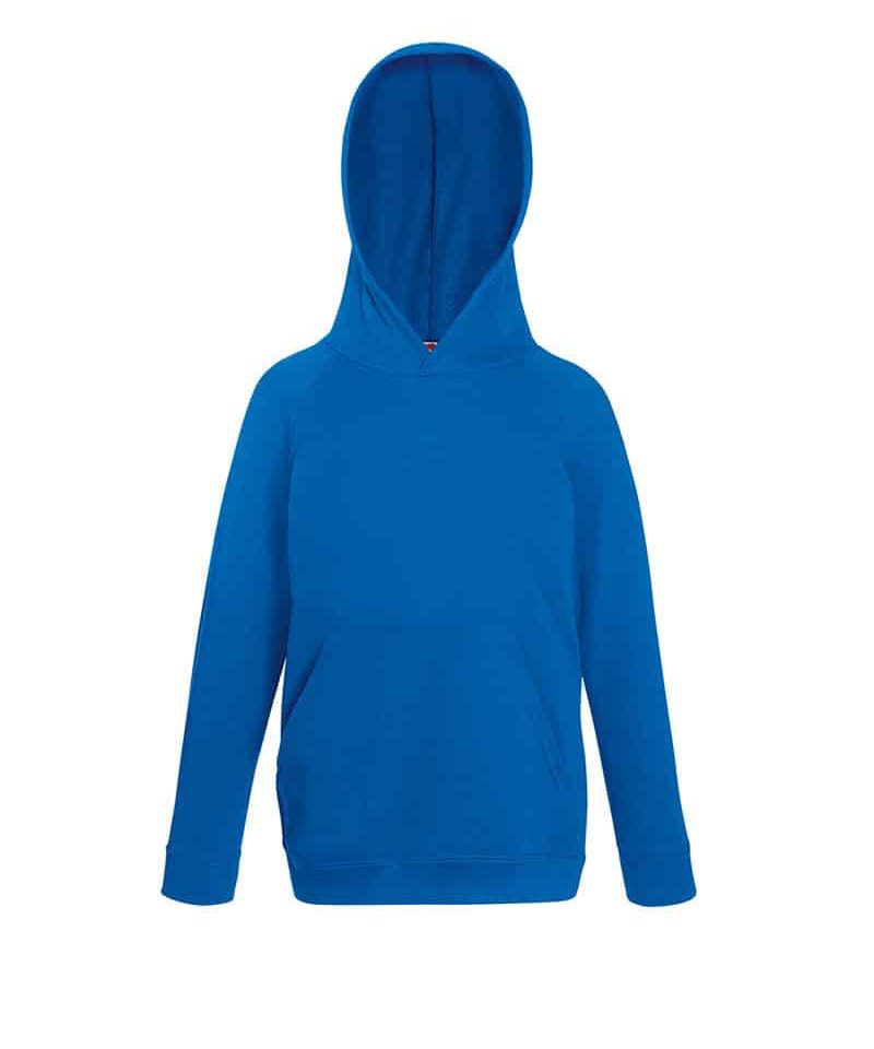 Felpa Bambino Cappuccio Premium Fruit of the Loom FR620370 16 Felpa-Bambino-Cappuccio-Tasca-a-Marsupio-Premium-Fruit-of-the-Loom-FR620370-blu-royal