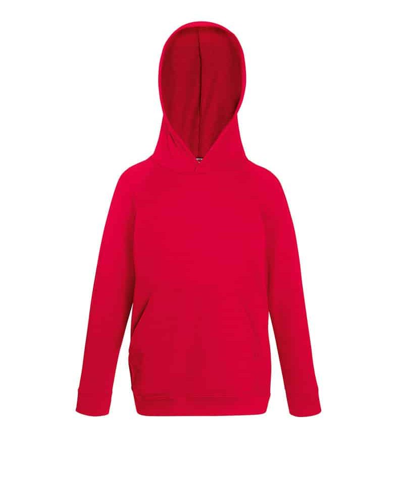 Felpa Bambino Cappuccio Premium Fruit of the Loom FR620370 12 Felpa-Bambino-Cappuccio-Tasca-a-Marsupio-Premium-Fruit-of-the-Loom-FR620370-rosso