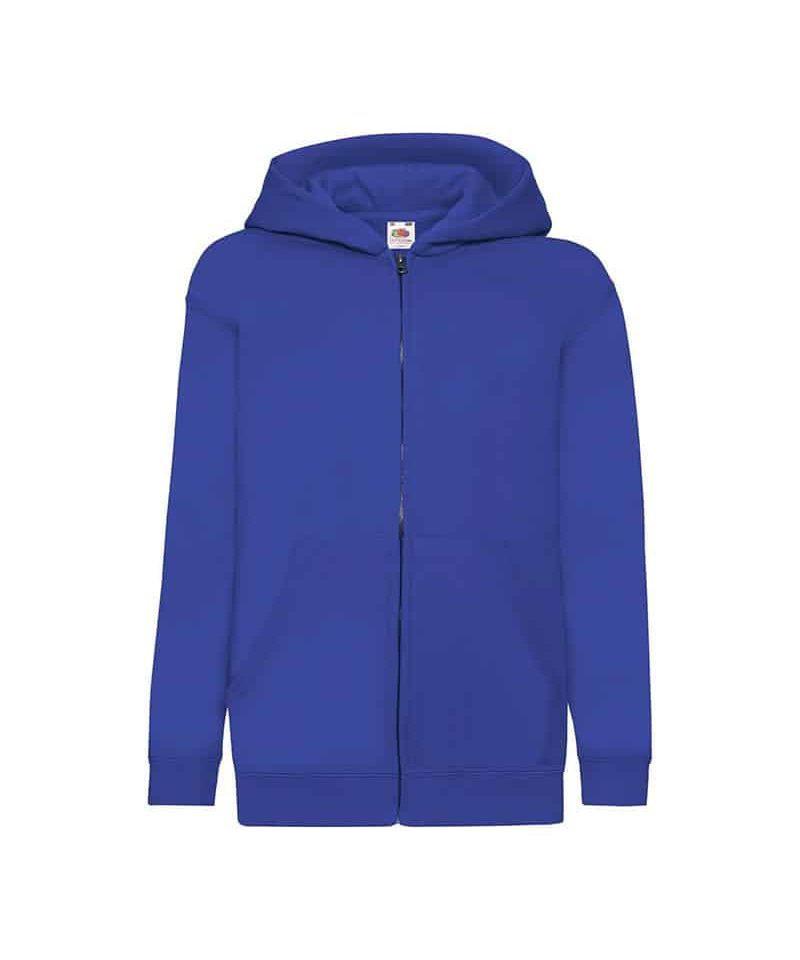 Felpa Bambino Cappuccio e Zip Classic Fruit of the Loom FR620450 16 Felpa Bambino Cappuccio e Zip Classic Fruit of the Loom FR620450 blu royal