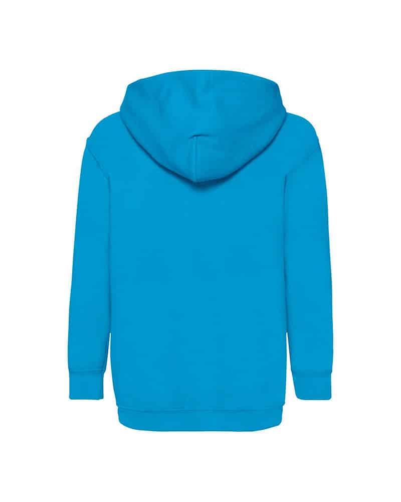 Felpa Aperta Con Cappuccio Bambino (14-15 Anni) (azzurro