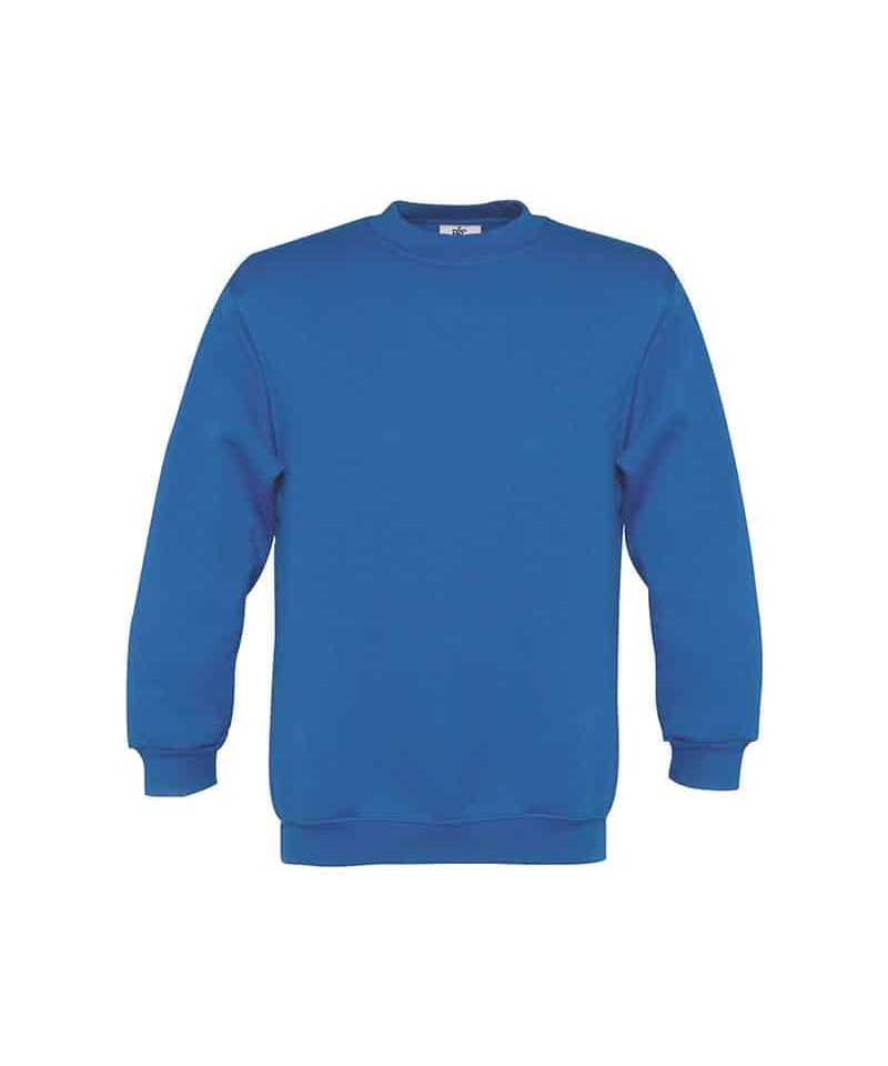 Felpa Bambino Girocollo Felpata B&C Collection BCWK680 blu