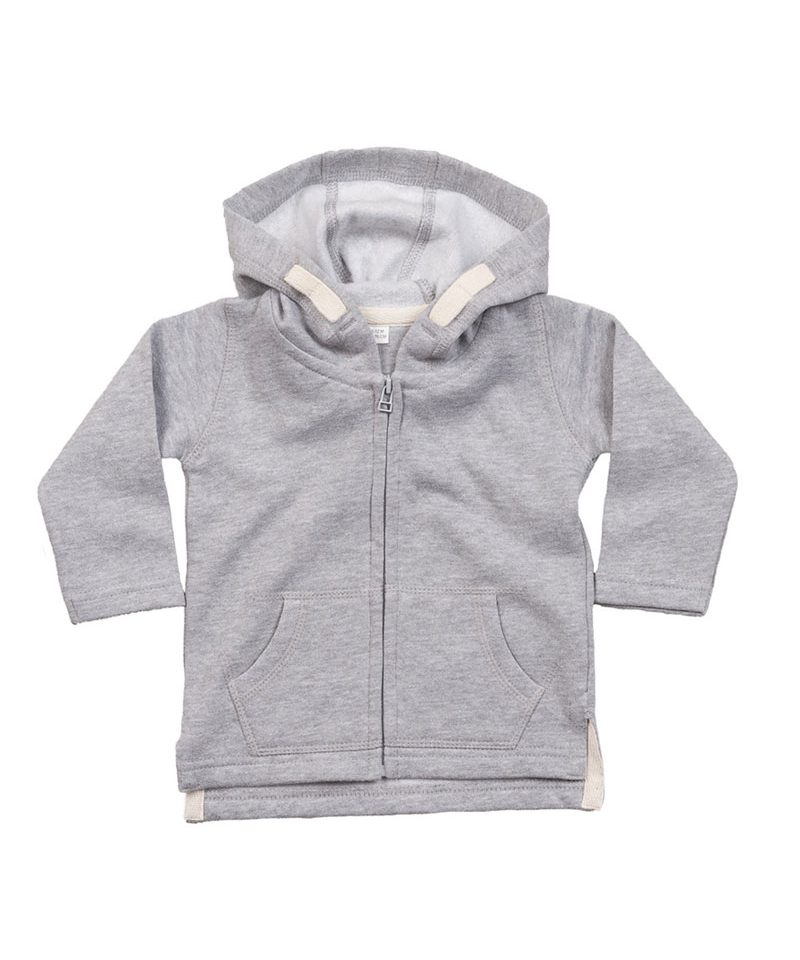 Felpa Neonato con Cappuccio e Zip Intera Mantis MABZ32 9 Felpa-Neonato-con-Cappuccio-e-Zip-Intera-Mantis-MABZ32-grigio