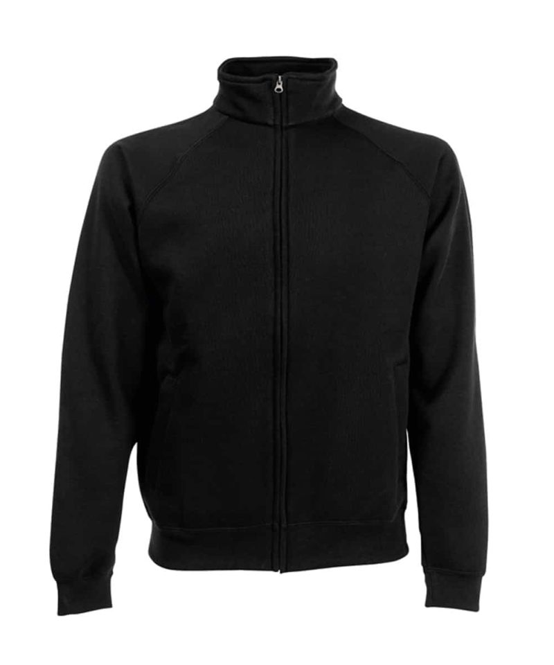 Felpa Uomo Zip Intera Premium Fruit of The Loom FR622280 6 Felpa Uomo Zip Intera Premium Fruit of The Loom FR622280 Nero