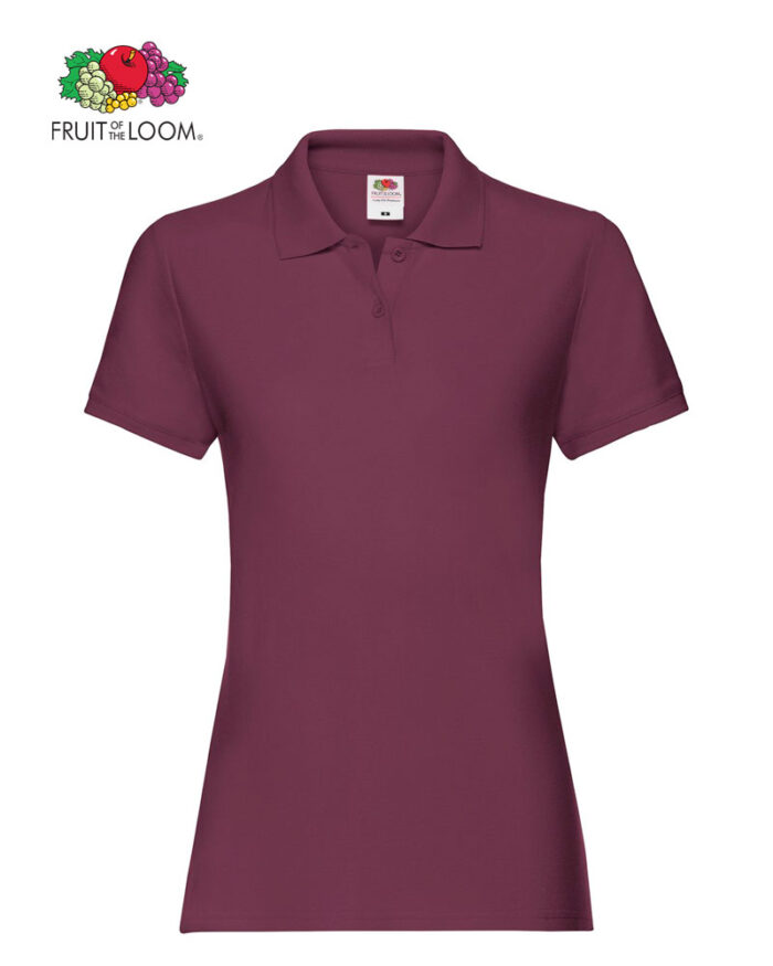 Polo-Donna-Manica-Corta-Donna-Fruit-of-the-Loom-FR630300