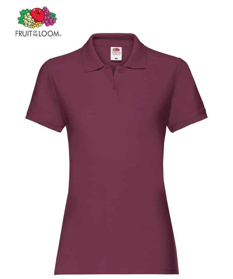 Polo-Donna-Manica-Corta-Donna-Fruit-of-the-Loom-FR630300