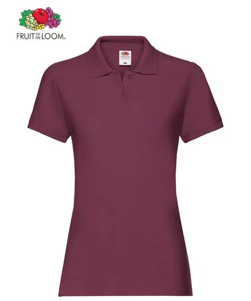 Polo-Donna-Manica-Corta-Donna-Fruit-of-the-Loom-FR630300