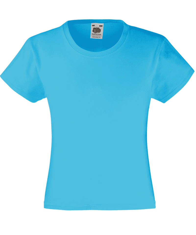 T-shirt bambina Valueweight Fruit of the Loom FR610050 31 T-shirt bambina Valueweight Fruit of the Loom FR610050 turchese
