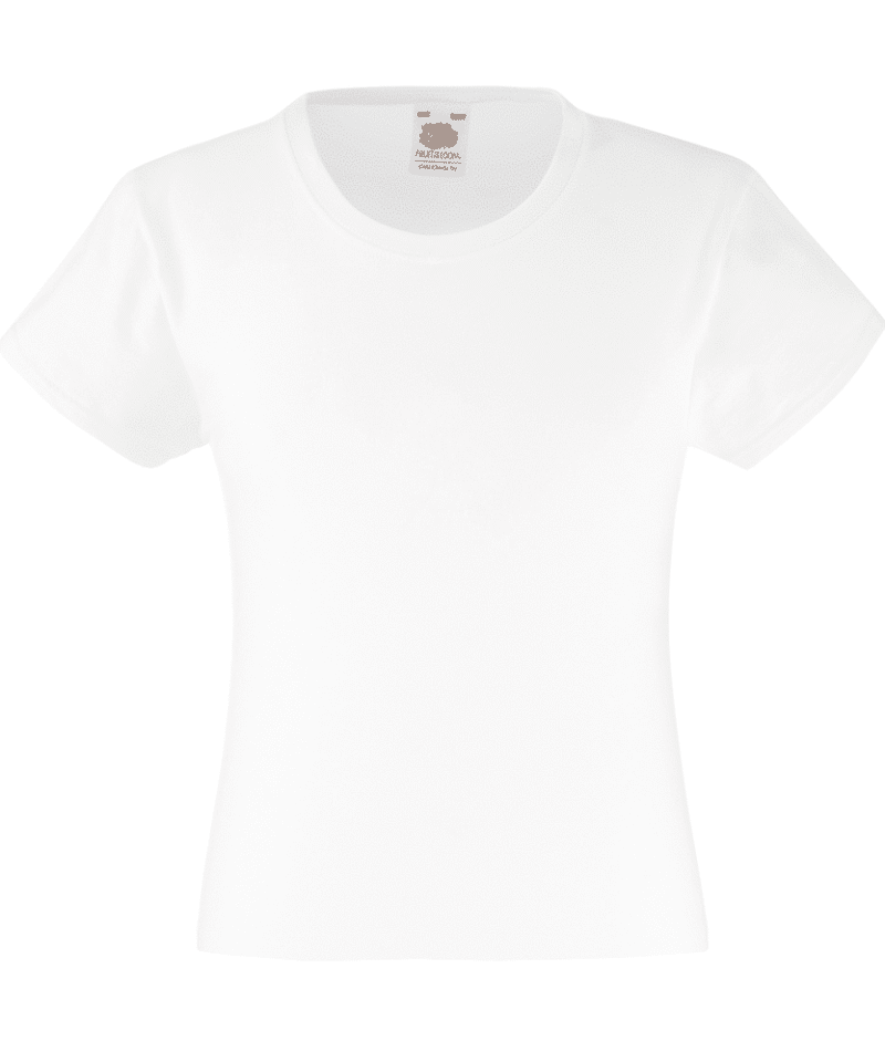 T-shirt bambina Valueweight Fruit of the Loom FR610050 30 T-shirt bambina Valueweight Fruit of the Loom FR610050 bianco