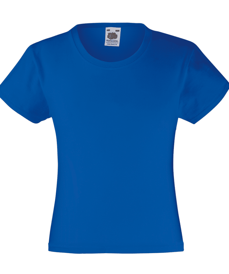 T-shirt bambina Valueweight Fruit of the Loom FR610050 28 T-shirt bambina Valueweight Fruit of the Loom FR610050 blu royal