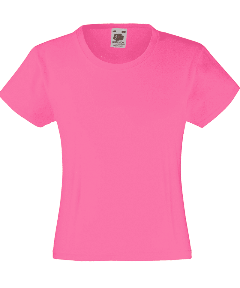 T-shirt bambina Valueweight Fruit of the Loom FR610050 27 T-shirt bambina Valueweight Fruit of the Loom FR610050 fucsia