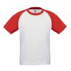 T-shirt Baseball Bambino Bicolore BC Collection BCTK350 1 T-shirt-Bambino-Manica-Corta-Bicolore-Baseball-BCTK350