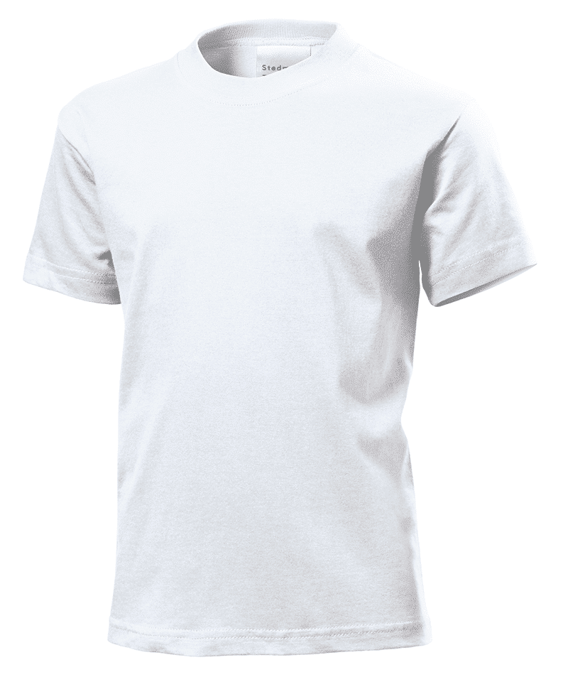 T-shirt Bambino Girocollo 180g Stedman ST2120 12 T-shirt Bambino Unisex Girocollo 180g Stedman ST2120 Bianco