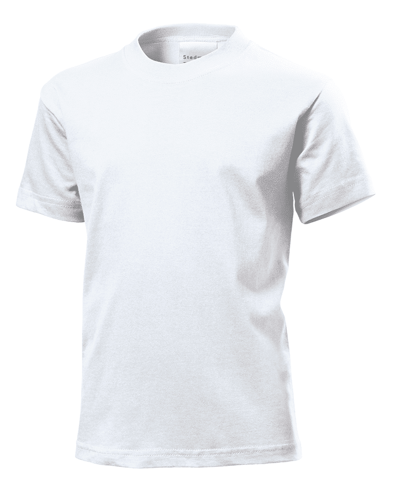 T-shirt Bambino Girocollo 180g Stedman ST2120 4 T-shirt Bambino Unisex Girocollo 180g Stedman ST2120 Bianco