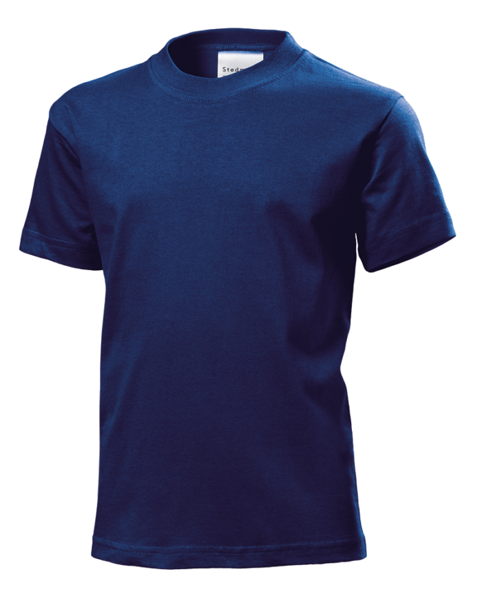 T-shirt Bambino Unisex Girocollo 180g Stedman ST2120 Blu Navy