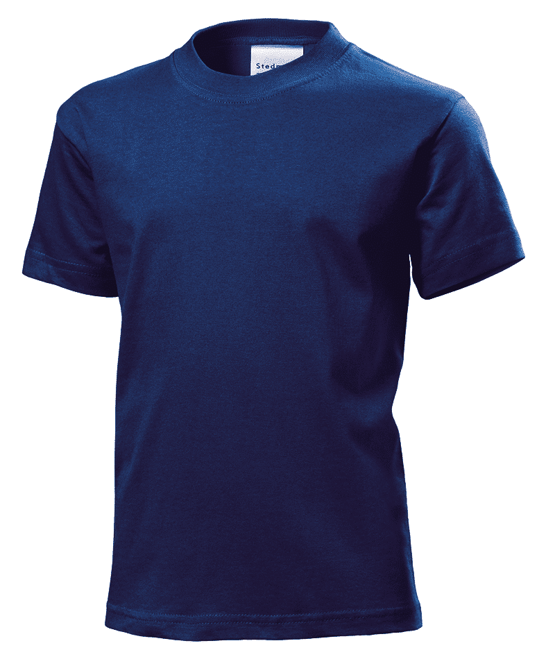 T-shirt Bambino Unisex Girocollo 180g Stedman ST2120 Blu Navy