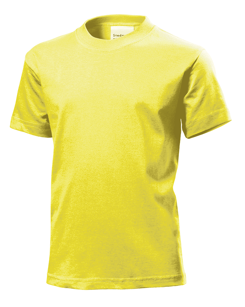 T-shirt Bambino Girocollo 180g Stedman ST2120 5 T-shirt Bambino Unisex Girocollo 180g Stedman ST2120 Giallo