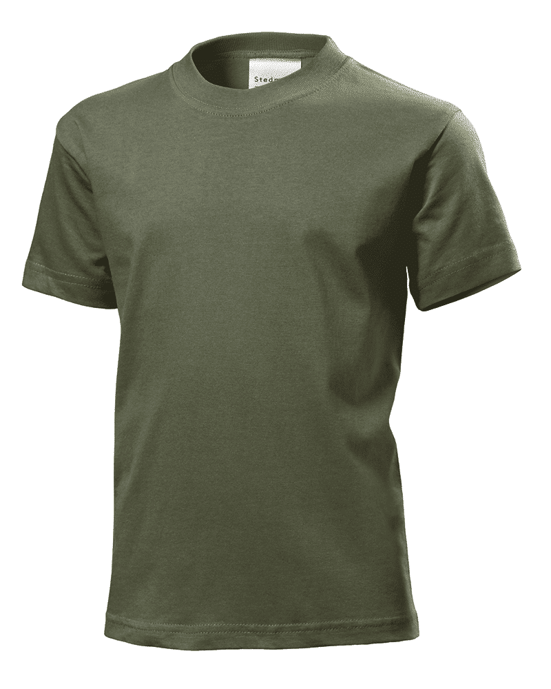 T-shirt Bambino Girocollo 180g Stedman ST2120 9 T-shirt Bambino Unisex Girocollo 180g Stedman ST2120 Khaki