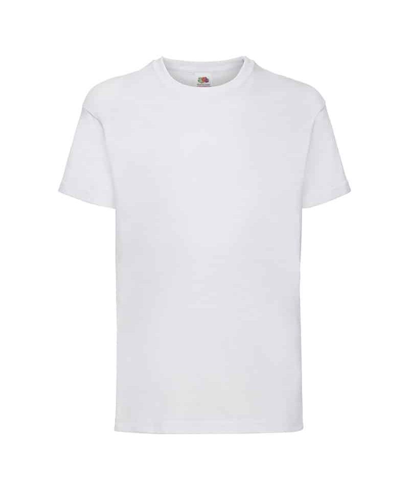 T-shirt-Bambino-Valueweight-Fruit-of-The-Loom-FR610330-bianco