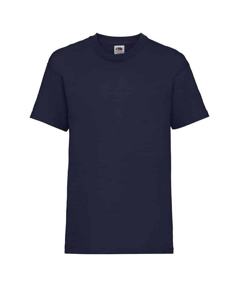 T-shirt-Bambino-Valueweight-Fruit-of-The-Loom-FR610330-blu-navy