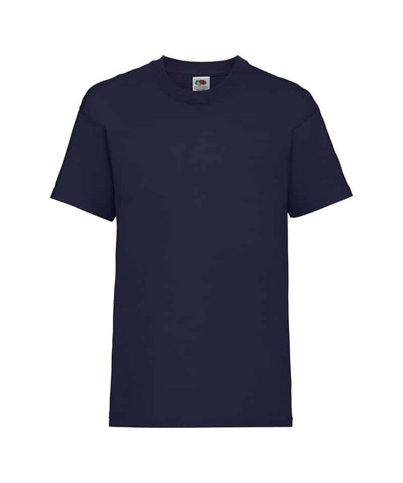 T-shirt-Bambino-Valueweight-Fruit-of-The-Loom-FR610330-blu-notte