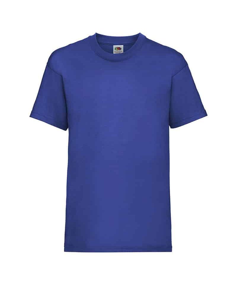 T-shirt-Bambino-Valueweight-Fruit-of-The-Loom-FR610330-blu-royal
