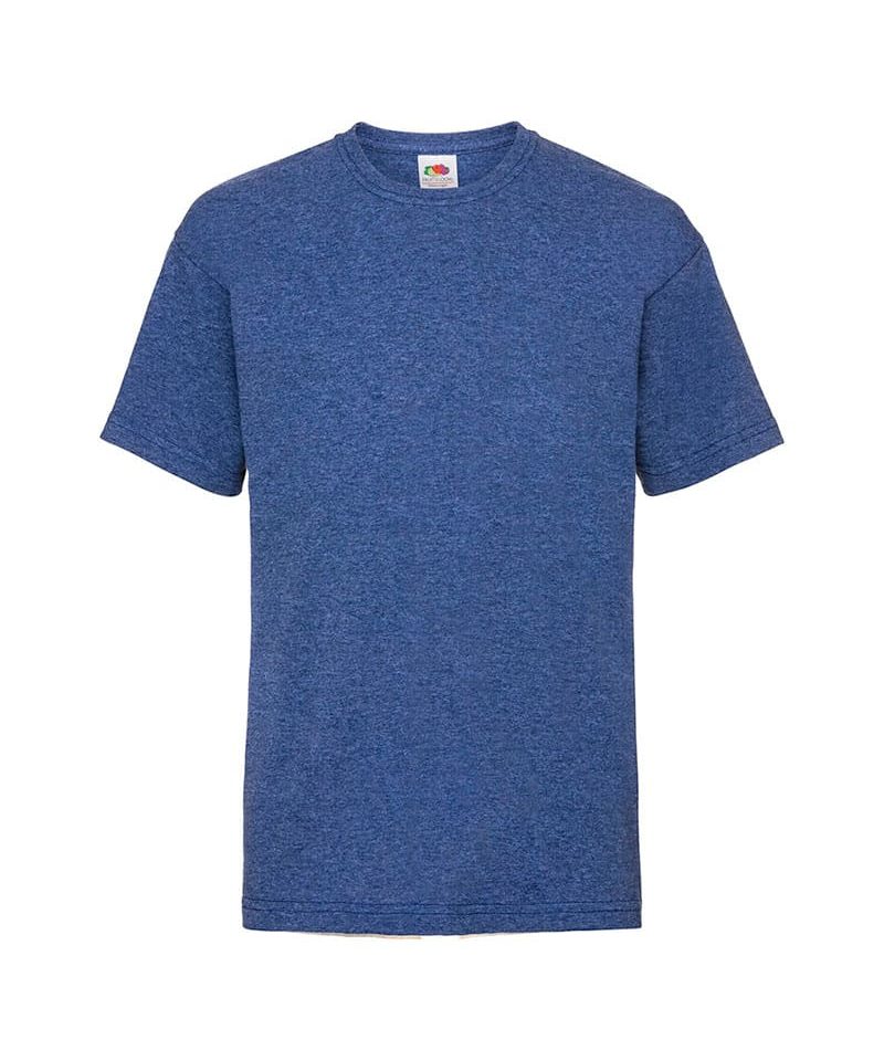 T-shirt-Bambino-Valueweight-Fruit-of-The-Loom-FR610330-blu-royal-melange