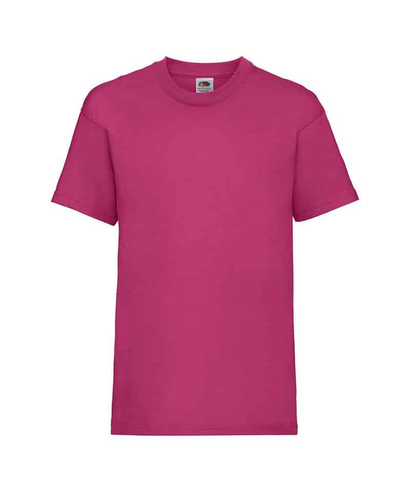 T-shirt-Bambino-Valueweight-Fruit-of-The-Loom-FR610330-fucsia