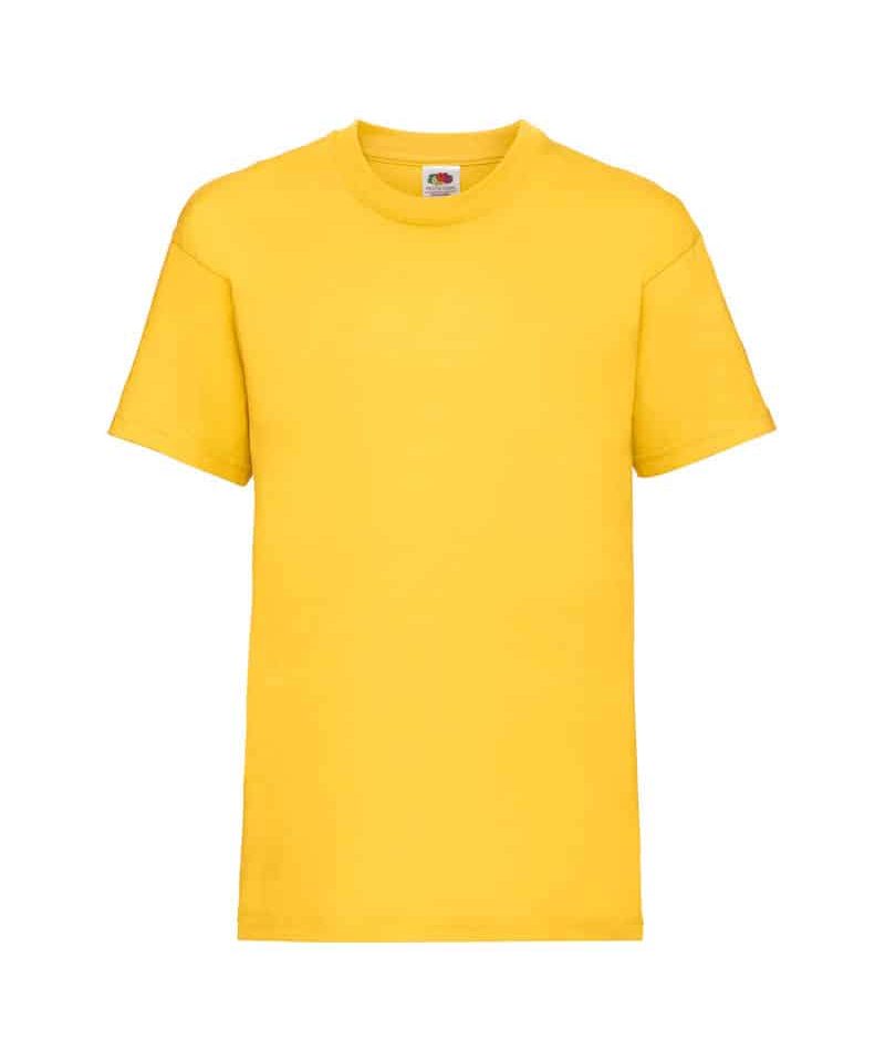 T-shirt-Bambino-Valueweight-Fruit-of-The-Loom-FR610330-giallo-girasole