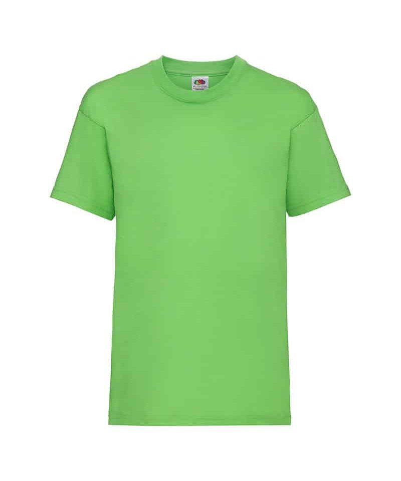 T-shirt Bambino Valueweight Fruit of The Loom FR610330 48 T-shirt-Bambino-Valueweight-Fruit-of-The-Loom-FR610330-verde-lime-melange