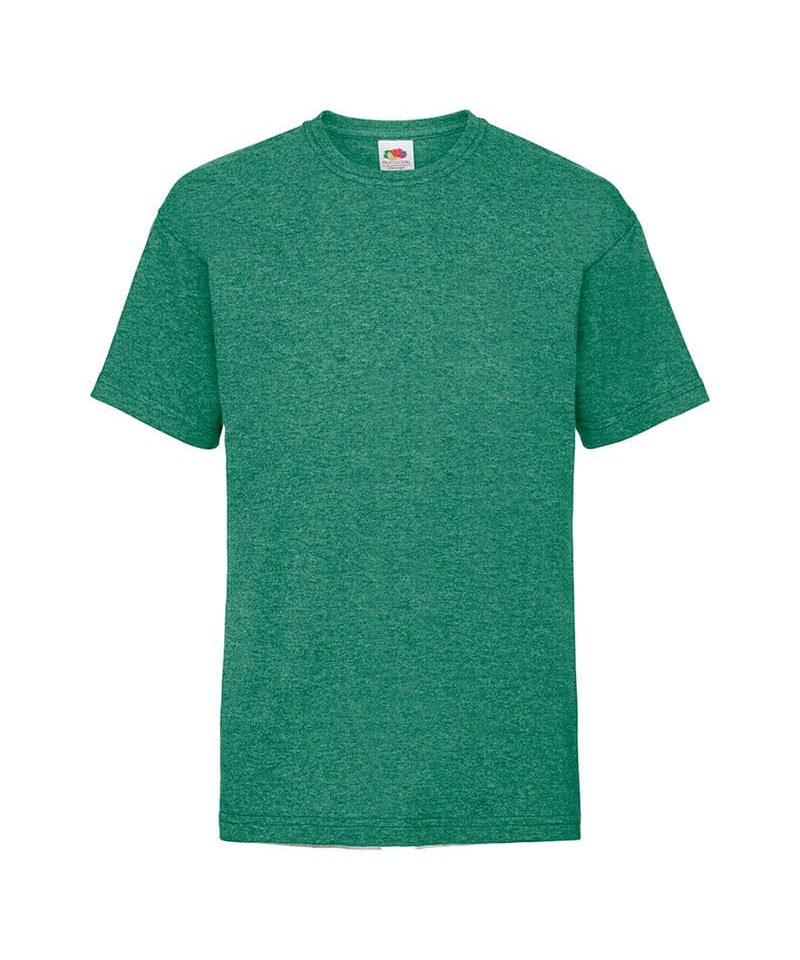 T-shirt Bambino Valueweight Fruit of The Loom FR610330 49 T-shirt-Bambino-Valueweight-Fruit-of-The-Loom-FR610330-verde-melange