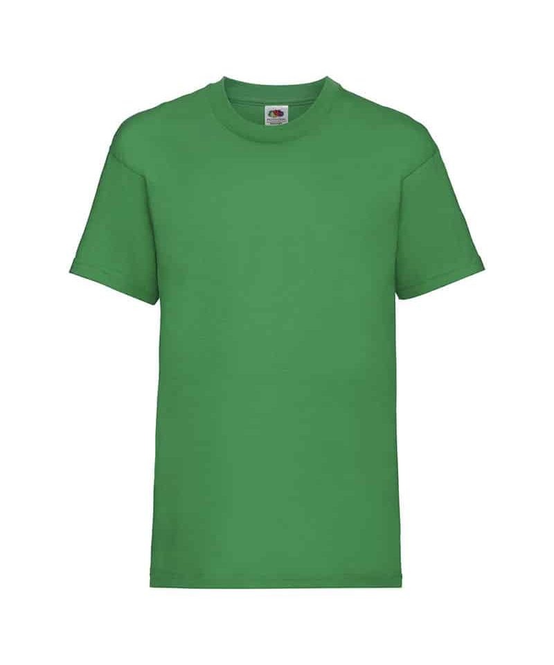T-shirt Bambino Valueweight Fruit of The Loom FR610330 50 T-shirt-Bambino-Valueweight-Fruit-of-The-Loom-FR610330-verde-prato