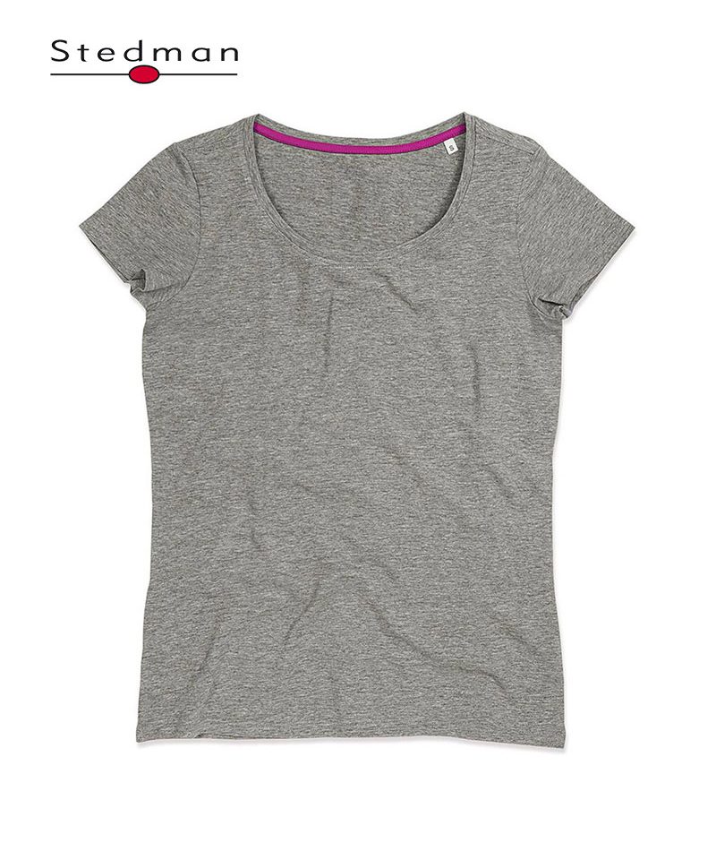 T-shirt Donna Elasticizzata girocollo Stedman ST9700 24 T-shirt-Donna-Elasticizzata-girocollo-Stedman-ST9700-grigio-melange