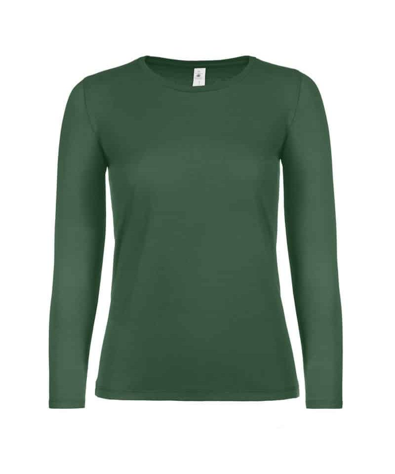 T-shirt-Donna-Manica-Lunga-Girocollo-B&C-Collection-BCTW06T